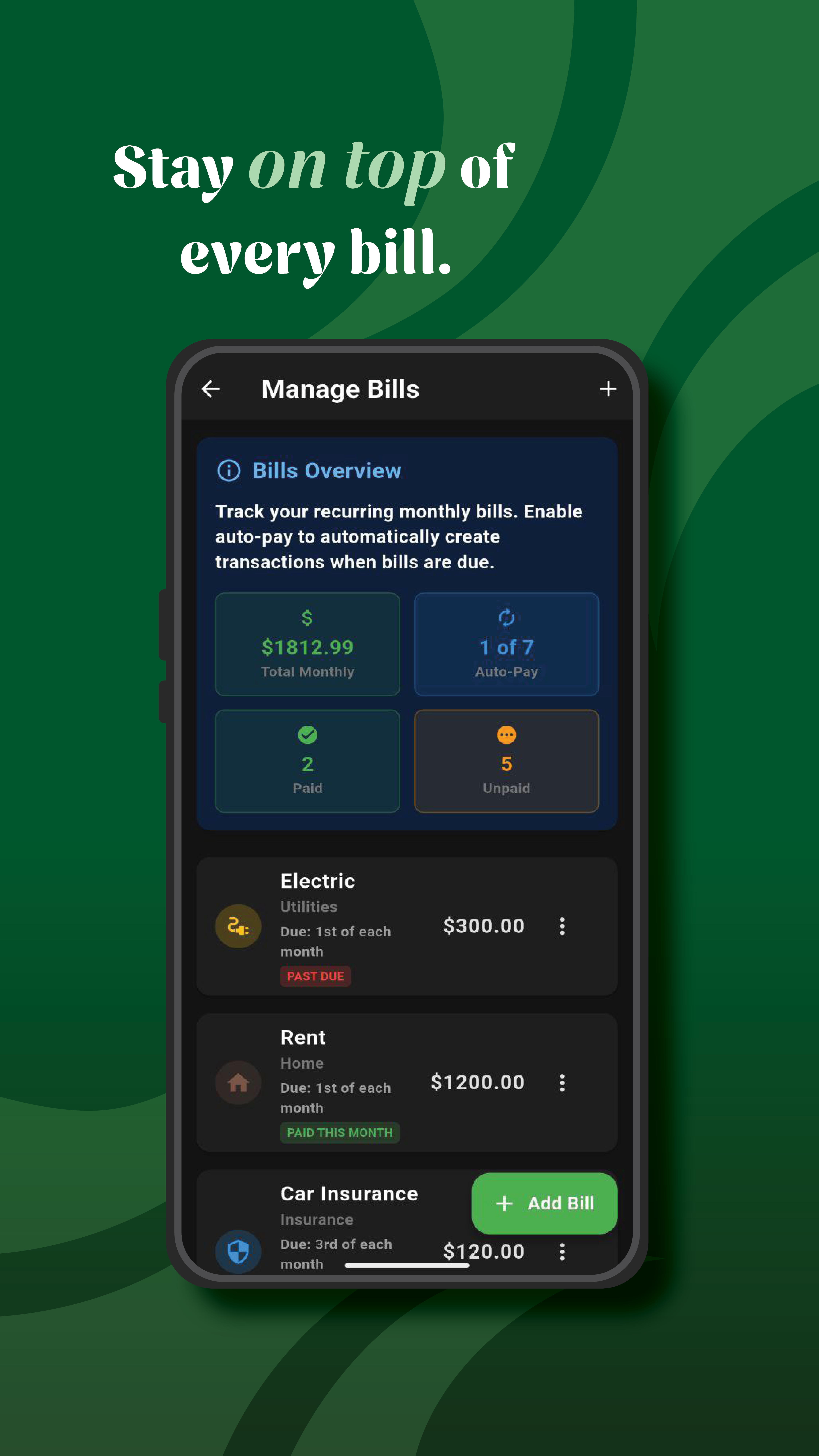 Secure Budget income